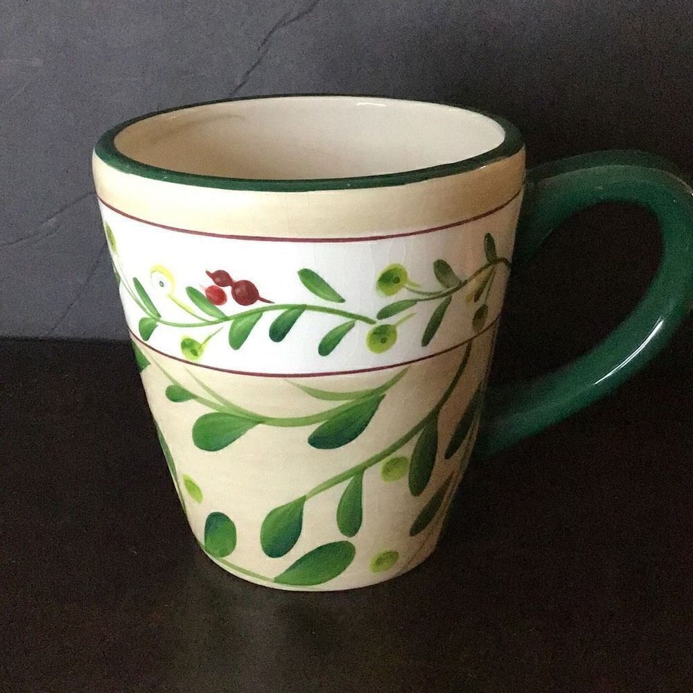 Mug. ￼ By Paula Dean small paint chip missing ￼